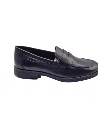 Zapatos mocasines piel niñas Geox en...