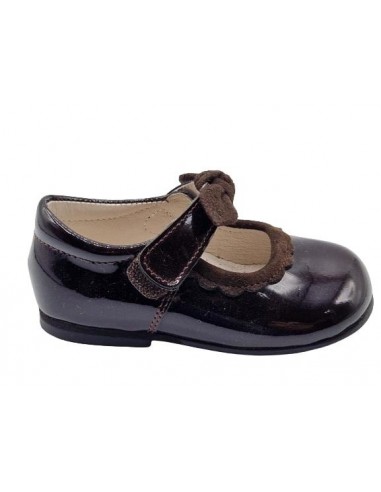 Merceditas de charol para niñas,...