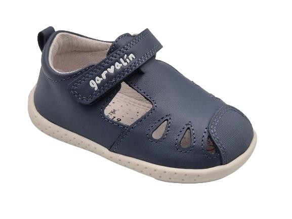 Sandalias respetuosas de piel niños unisex, marca Garvalin, en