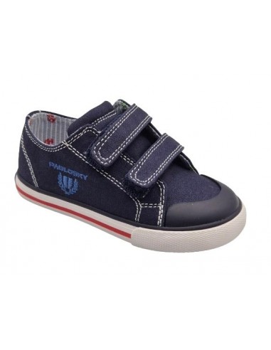 Zapatillas con velcro de lona, para...