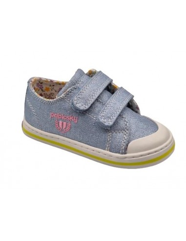 Zapatillas con velcro de lona, para...