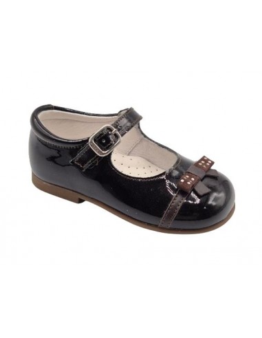 Merceditas de charol para niñas,...