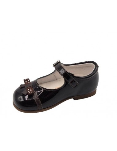 Merceditas de charol para niñas,...