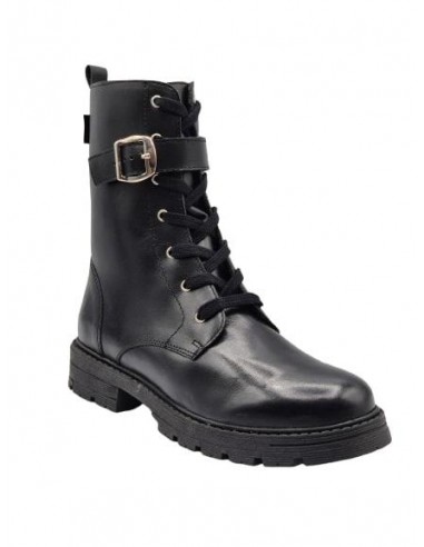 Botines altos con cremallera para...