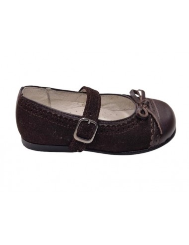 Merceditas de ante y piel para niñas,...