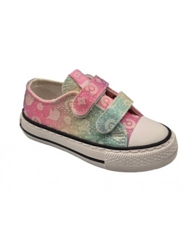 Zapatillas con velcro de lona que se...