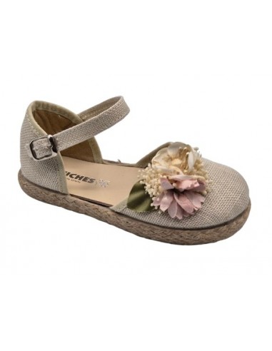 Alpargatas de lino beige para niñas,...