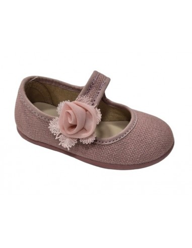 Merceditas de lino para niñas, marca...