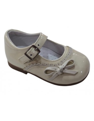 Merceditas de charol para niñas,...