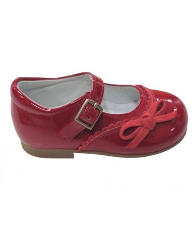 Merceditas de charol para niñas,...