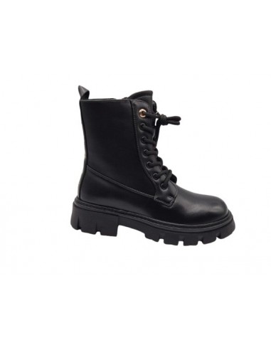 Botin tipo militar para niñas, marca...