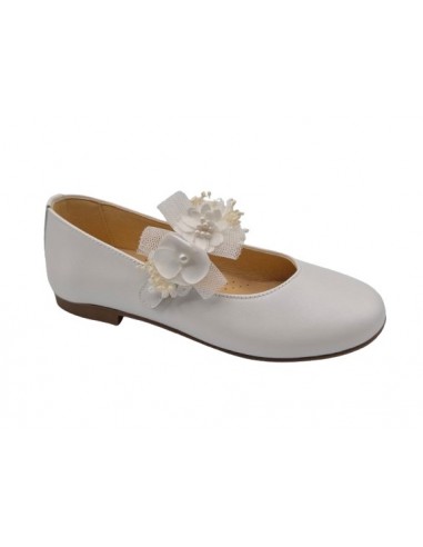 Merceditas de piel para niñas con...