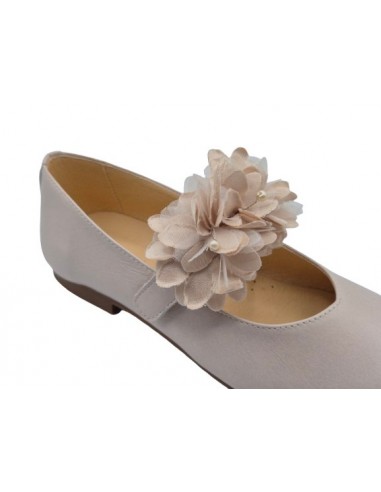 Merceditas de piel para niñas con...