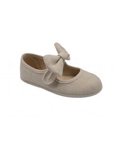 Merceditas de lino y tela... 2