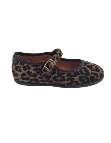 Merceditas de serraje con hebilla...