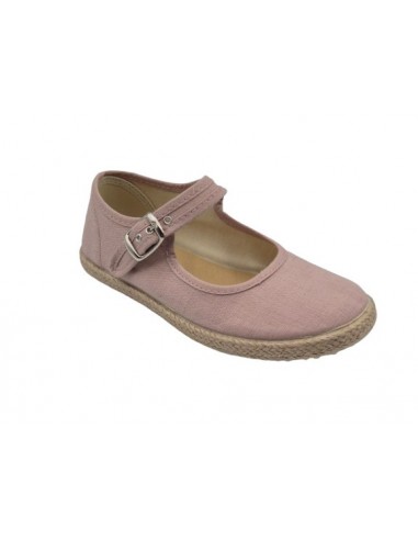 Merceditas de lona con hebilla para...