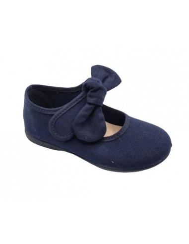 Merceditas de lona con lazo para...