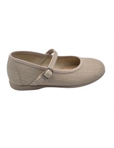 Merceditas de lino con... 2