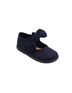 Merceditas de lona con lazo... 2