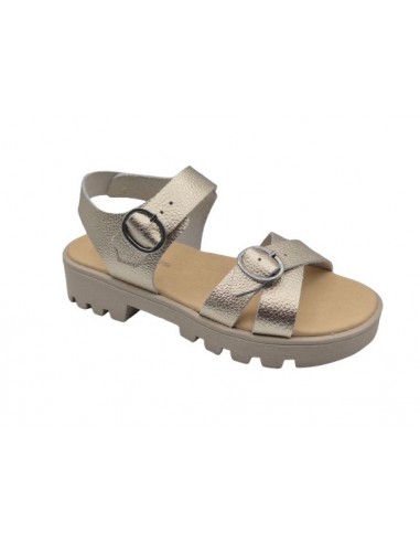 Sandalias de piel con hebillas para...