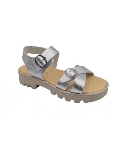 Sandalias de piel con hebillas para...