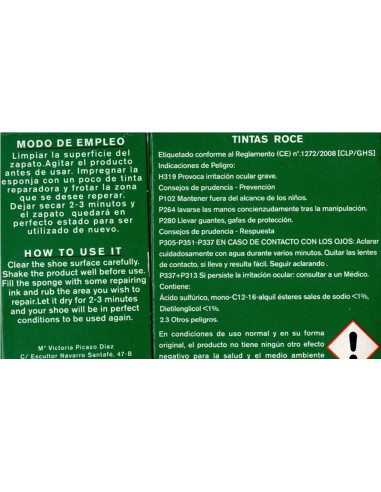 Tinta reparadora especial para el...