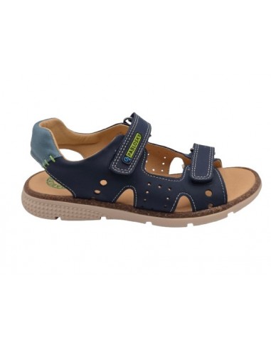 Sandalias de piel con velcros para...