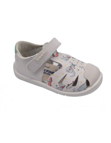 Sandalias de piel lavable barefoot...