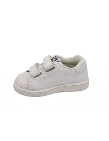 Zapatillas de piel lavable con velcro...