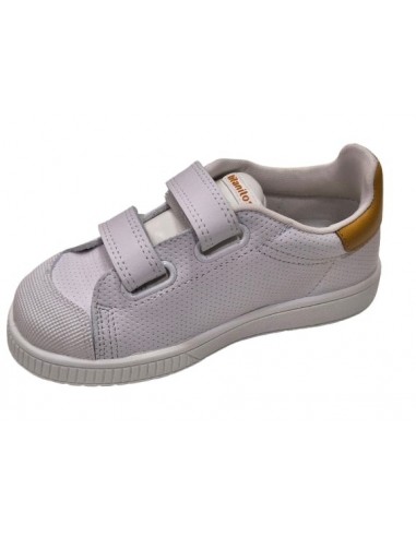 Zapatillas de piel lavable con velcro...