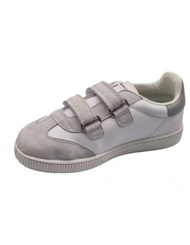 Zapatillas de piel lavable con velcro...