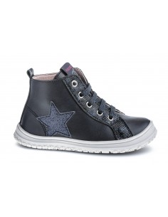 Botas con cordones y...