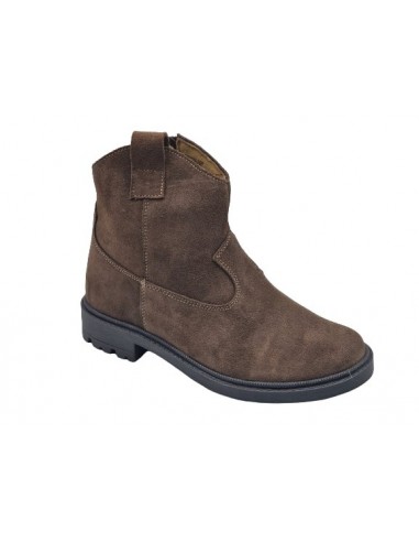 Botines piel serraje para niñas,...