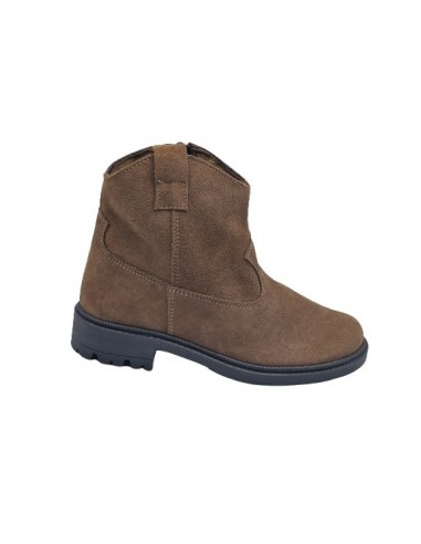 Botines piel serraje para niñas,...