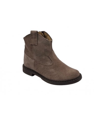 Botines piel serraje para niñas,...