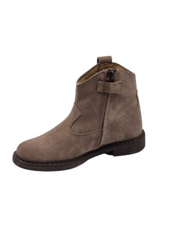 Botines piel serraje para niñas,...