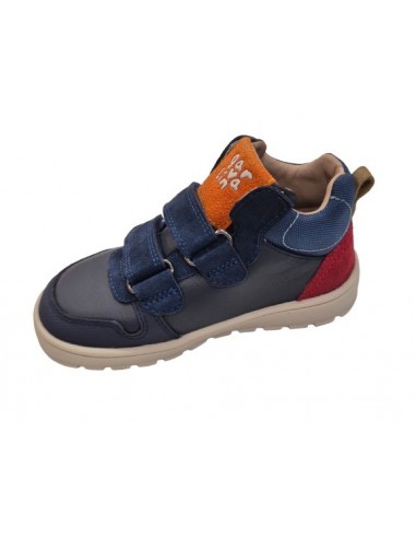 Botas de piel con velcro barefoot...