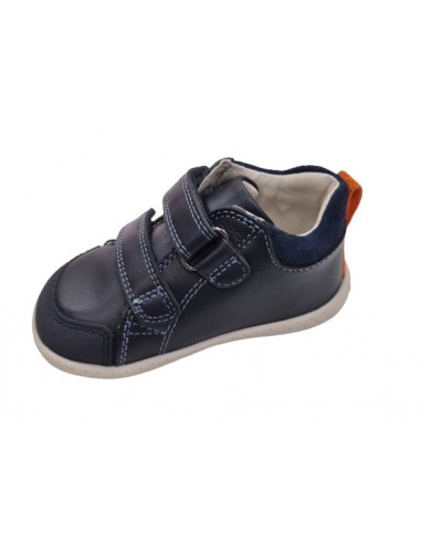 Botas de piel con velcro barefoot...