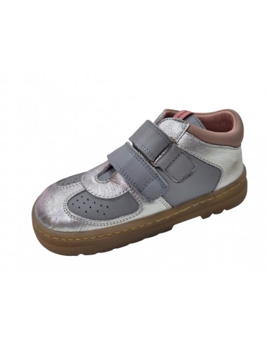 Botas de piel con velcro barefoot...