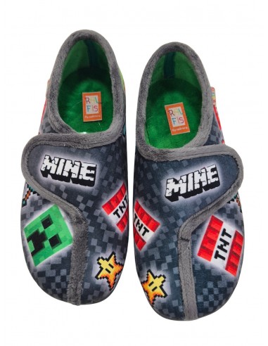 Zapatillas de casa con velcro para...