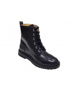 Botines de piel con...