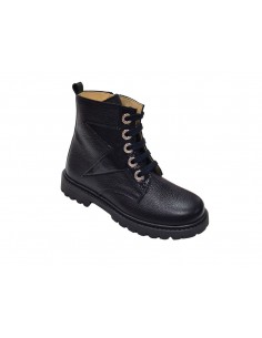 Botines de piel con...