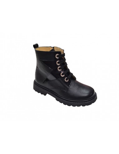 Botines de piel con cremallera para...