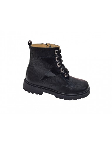 Botines de piel con cremallera para...