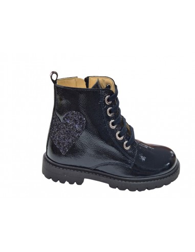 Botines de charol con cremallera para...