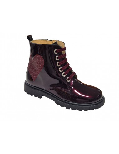 Botines de charol con cremallera para...