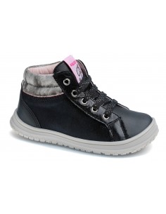 Botas con cordon y...