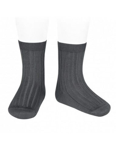 Calcetines cortos de canalé Condor