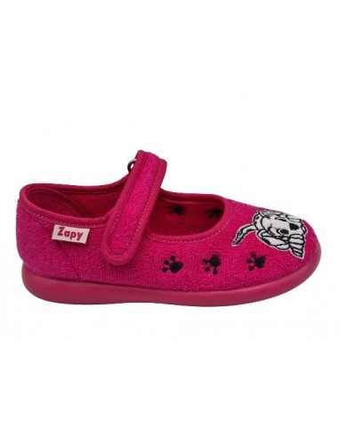 Zapatillas de casa fucsia para niñas...