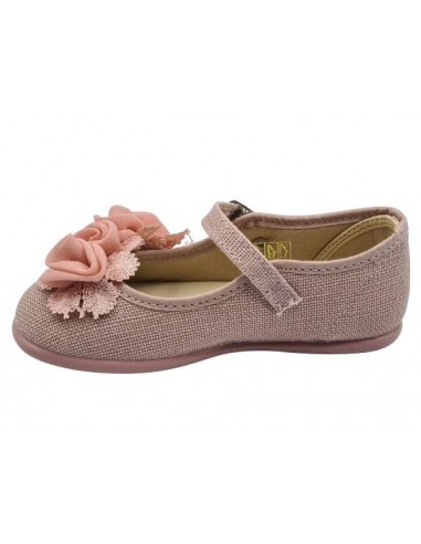 Merceditas de lino para niñas Chuches.